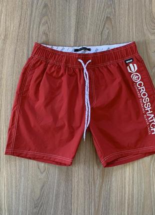 Мужские пляжные летние шорты с подкладкой crosshatch swimwear