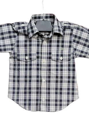 Деткая рубашка в клетку