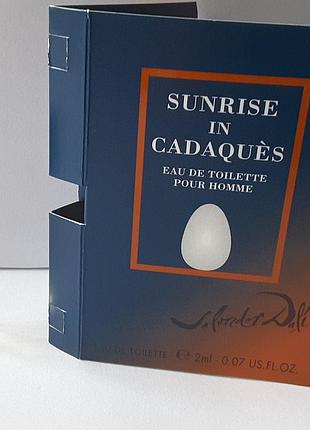 Пробник туалетної води 2,0 мл salvador dali sunrise in cadaques pour homme,