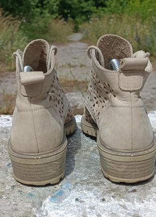 Стильні замшеві літні черевички, ботінки rieker5 фото