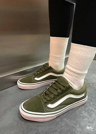 Кроссовки женские vans khaki/кросівки жіночі2 фото