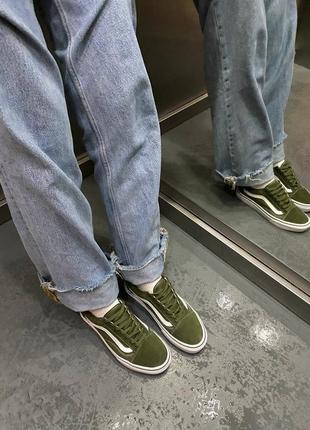 Кроссовки женские vans khaki/кросівки жіночі8 фото