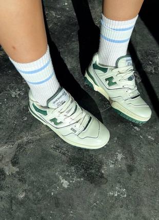 Кросівки жіночі nb 550 green designe by aime leon dore ( premium )/кросівки жіночі нью беленс