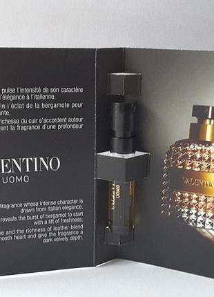 Пробник туалетной воды 1,5 мл valentino valentino uomo, италия