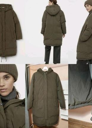 Пуховик h&m scotch / пух / перо