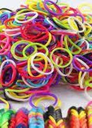 Набір 2000 шт резинки для плетіння браслетів  fashion loom bands set