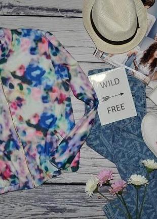 14/l яркий женский фирменный свитер ветровка бомбер atmosphere акварель