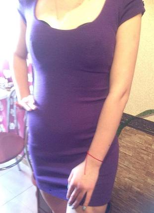 Трикотажное платье