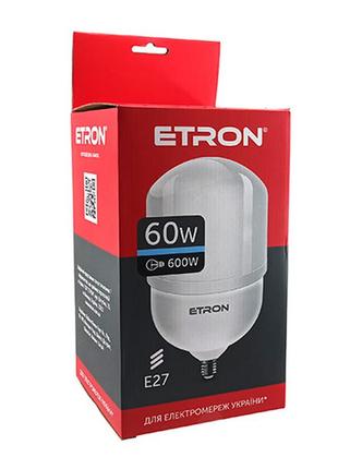 Led лампа etron 1-ehp-306 t160 60w 6500k e27