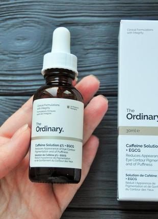 The ordinary caffeine solution 5 egcg