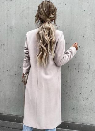 Стильне жіноче пальто на підкладці8 фото