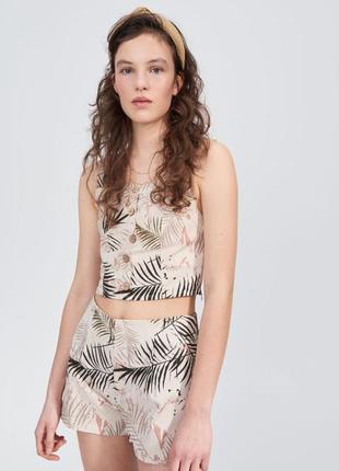 🔥акція🔥бавовняний костюм топ розмір м і шорти розмір s sinsay
