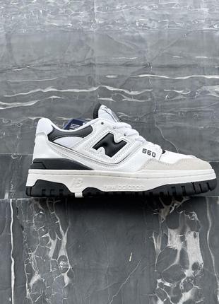 Кроссовки женские new balance 550 550 sea salt black/кросівки жіночі нью беленс8 фото