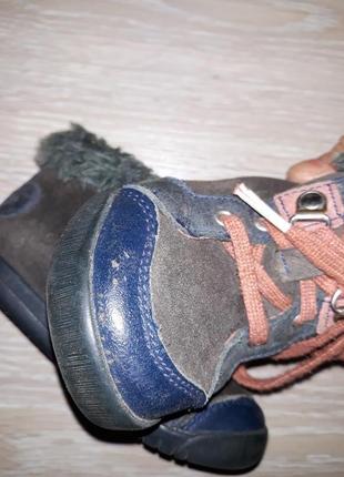 Шкіряні демі черевики clarks 22,5 w устілка 14 см4 фото