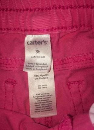 Джинсы carters р.2-3 года розовые4 фото