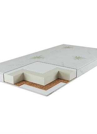 Матрас дитячого ліжка, кокос-поролон, lite aleo vera розміром 120 x60x8 см