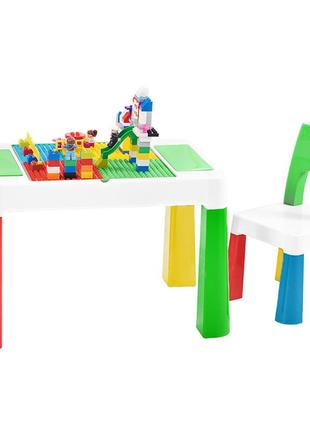 Комплект дитячий стіл та стілець multifun1 фото