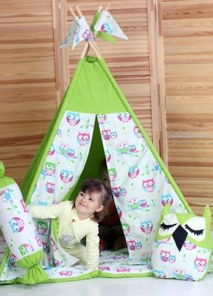 Детский игровой шалаш, палатка, вигвам.  космос8 фото