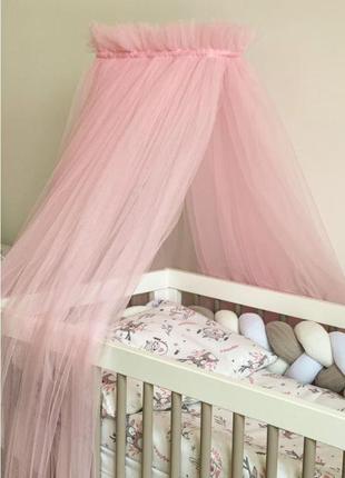 Балдахін вуаль для дитячого ліжечка twins air 1010-ta-08, pink, рожевий