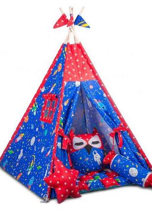 Детский игровой шалаш, палатка, вигвам.  единороги5 фото