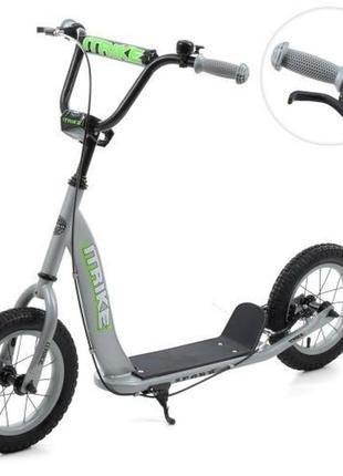 *самокат для детей и взрослых scooter с ручным тормозом арт. 2-043-1-g топ1 фото