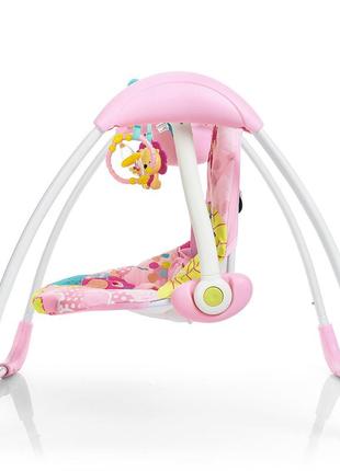 Дитячий шезлонг-качалка (колиска) з електроприводом mastela топ