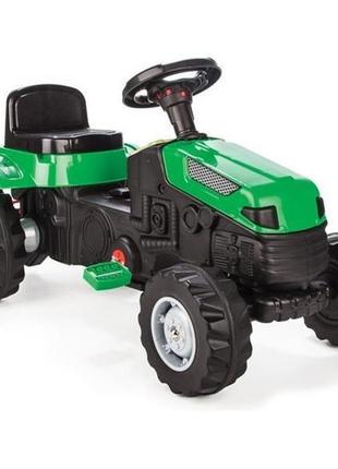 *каталка-трактор с педалями "pilsan" зеленый арт. 07-314 топ