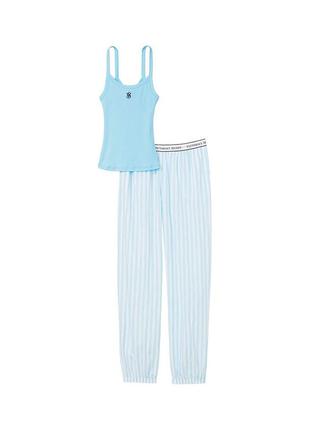 Victoria´s victorias secret виктория сикрет пижама, костюм для сна cotton tank jogger pajama set2 фото