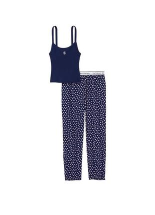 Victoria´s victorias secret виктория сикрет пижама, костюм для сна cotton tank jogger pajama set2 фото