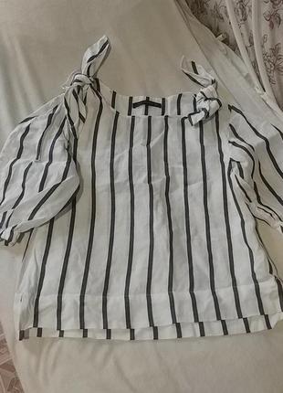 Красивая блузка в полоску zara