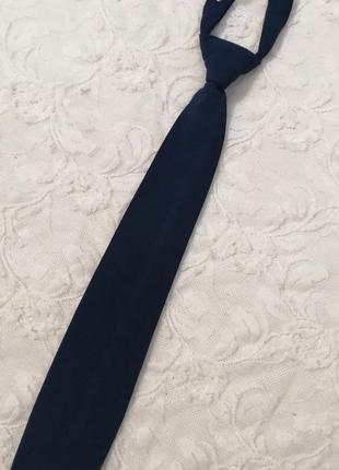 Темно синя краватка4 фото