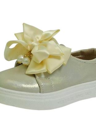 Демисезонные весенние осенние туфли мокасины кроссовки для девочки 89108 р.26-293 фото