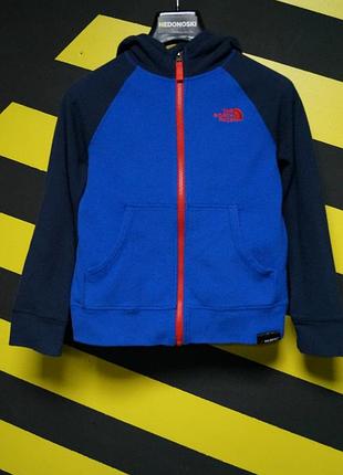 Флисовый реглан на замке с капюшоном