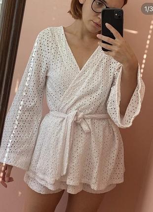 Костюм двійка (шорти та блуза-накидка + пояс)