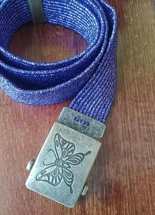 Ремень ремінь пояс з метеликом пряжка полуавтомат