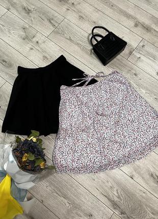 Спідниця юбка в квітковий принт 🫧1 фото