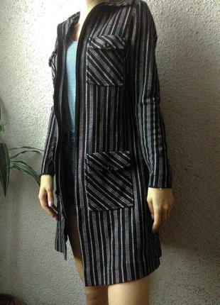 Кардиган в смужку