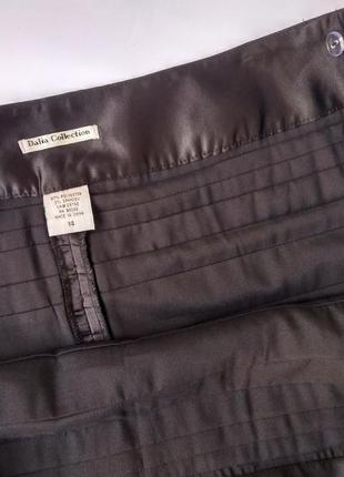 Крутая черная класичная атласная юбка карандаш миди3 фото