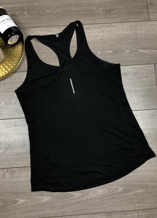 Майка спортивна nike miler tank dri-fit 519827-010 m чорна6 фото