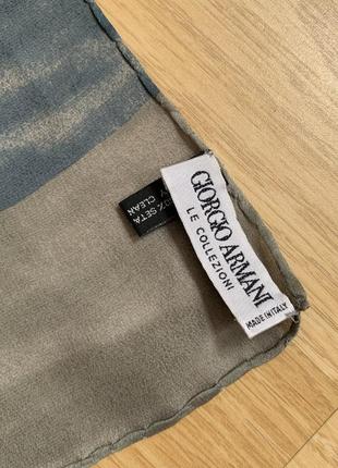 Giorgio armani silk scarf шовкова хустка5 фото