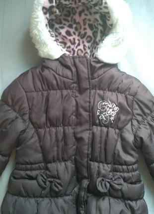 Zeroxposur шикарная фирменная красивая теплая зимняя термо куртка на девочку1 фото