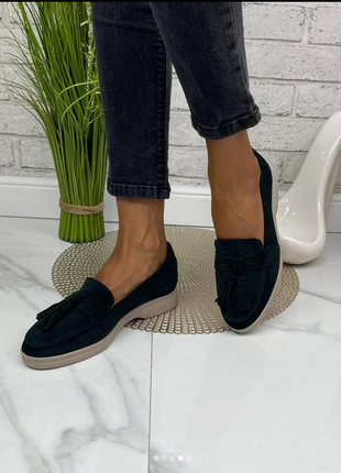 Жіночі замшеві туфлі