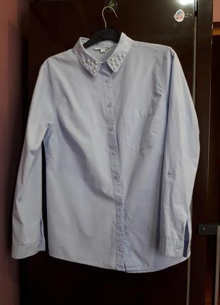 Сорочка блакитного кольору