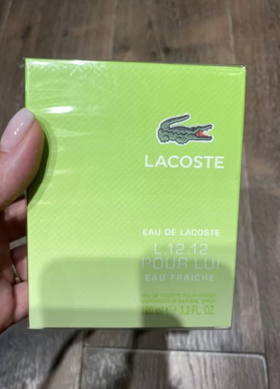 Lacoste eau de lacoste l.12.12 pour lui eau fraiche 💥оригінал 3 мл розпив аромату7 фото