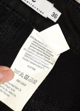 Круті завужені вузькі чорні джинси скінні bpc collection, розмір 44 - 464 фото