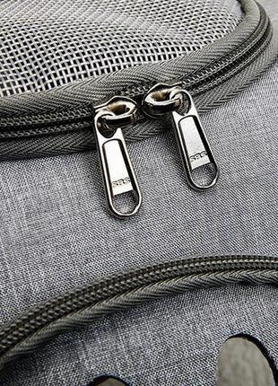 Сумка-рюкзак переноска baolujie для домашніх тварин (кошок, собак, кроликів) (код: iba019s)8 фото