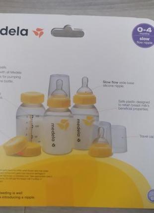 Набір з трьох пляшечок medela2 фото