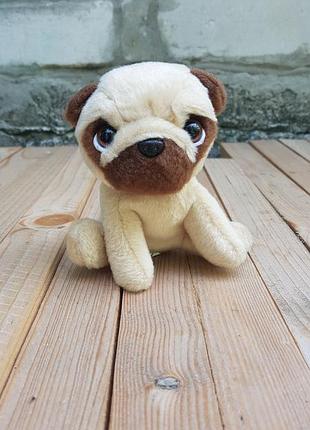 Брелок мопс м'яка іграшка собака пес pugsley love