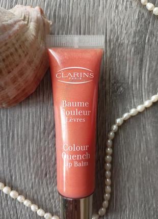 Блиск clarins colour qwench lip balm 08