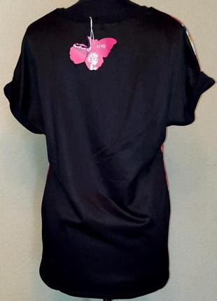 Элегантная, яркая, плотная блуза , футболка , туника, the love brand,  р. l , наш 46-503 фото